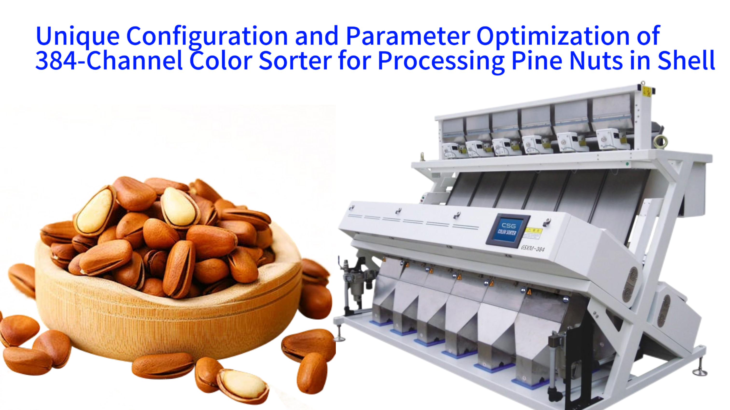 ​Unique Configuration and Parameter Optimization of 384-Channel Color Sorter for Processing Pine Nuts in Shell