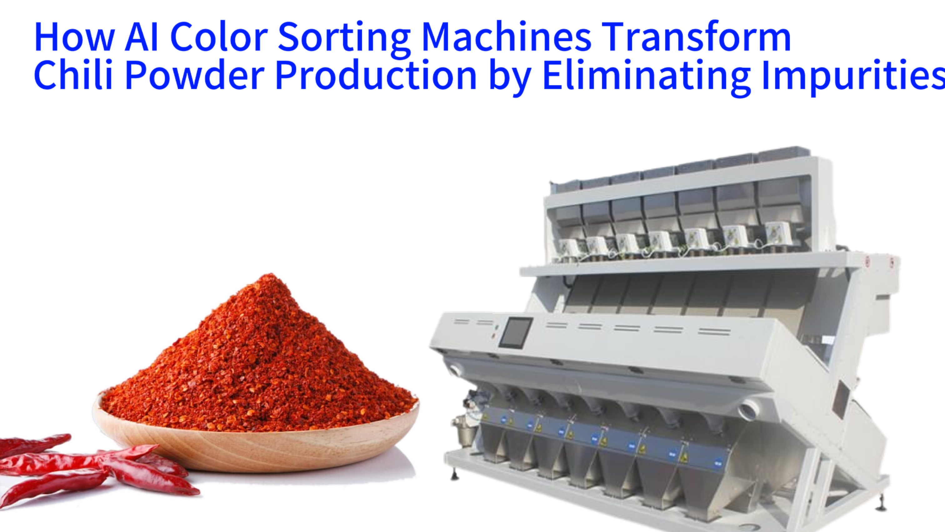  How AI Color Sorting Machines Transform Chili Powder Production by Eliminating Impurities