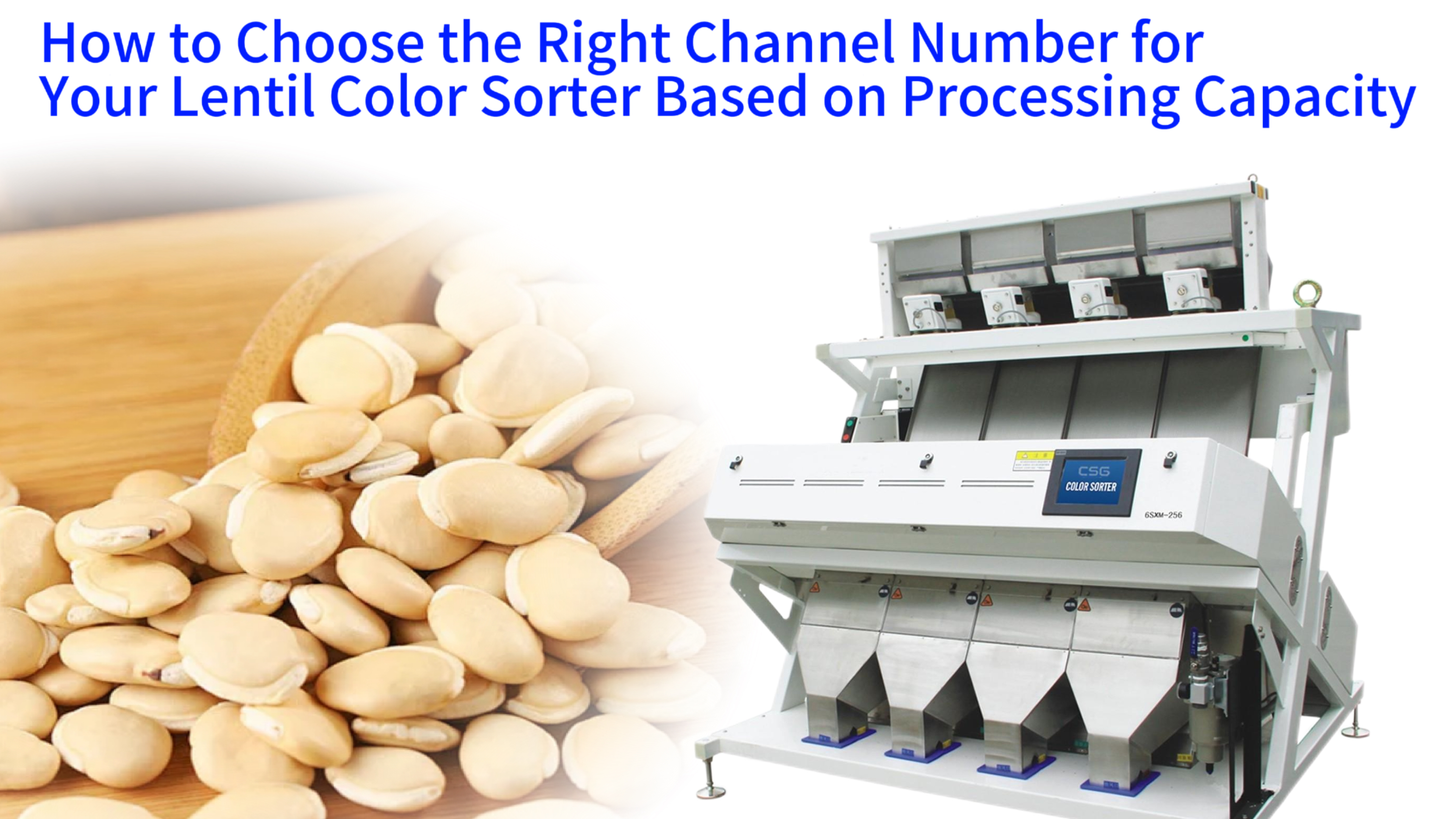 How to Choose the Right Channel Number for Your Lentil Color Sorter Based on Processing Capacity